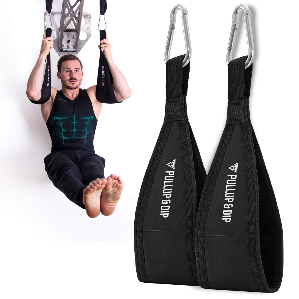 Sangles D’abdos Taeku Pour Barre De Traction – Rembourrage épais, Mousquetons 14 Cm – Idéales Pour Core Et Abdos – Maison, Salle, Extérieur