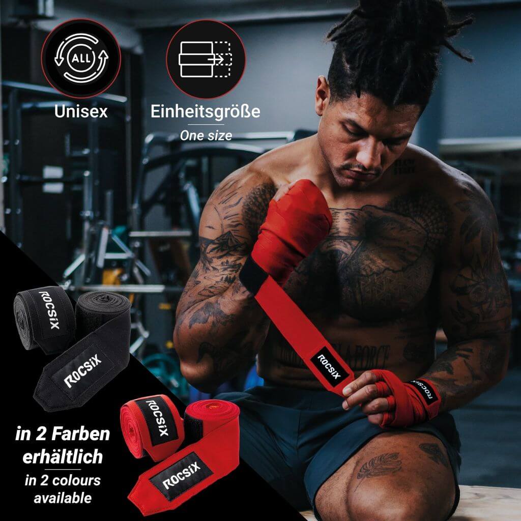 Premium Box Bandages avec boucle de pouce, 4m