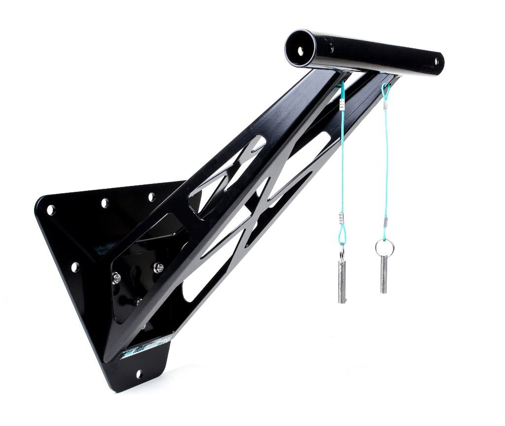 Adaptateur intérieur pour barre de traction murale Pullup & Dip, modèle en acier noir