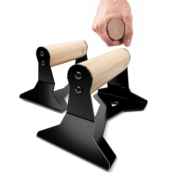 Barres Pour Pompes Avec Poignées En Bois Ergonomiques Pour Réaliser Des Pompes Et Des Appuis Renversés