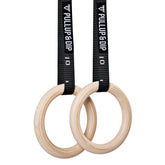 Anneaux de gymnastique en bois