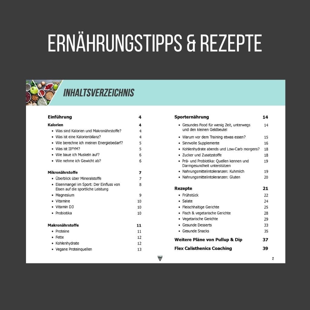 Guide Bundle : Plan d'entraînement pour les tractions, Plan d'échauffement et de mobilité et Guide de recettes nutritionnelles [PDF] en anglais