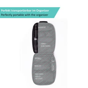Barre elastique musculation à combiner avec les bandes de résistance et le FREESIXD, 3 parties