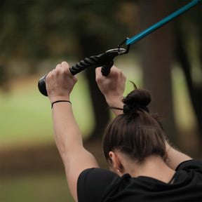 Corde à triceps pour l'entraînement avec FREESIXD, sur la poulie à câble ou sur la tour de musculation