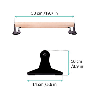 Parallettes En Bois De Grande Qualité Avec Poignée En Bois Ergonomique Et Pied En Métal, Basse Ou Moyenne