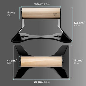 Barres Pour Pompes Avec Poignées En Bois Ergonomiques Pour Réaliser Des Pompes Et Des Appuis Renversés