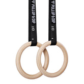 Anneaux de gymnastique en bois
