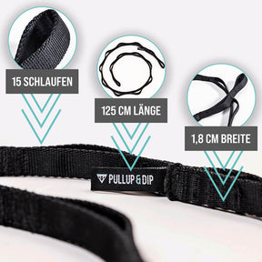 Ceinture dip corde, daisy chain