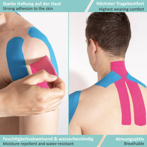 Tapes Kinesio - Tape Sportive Douce pour la peau en Différentes Couleurs