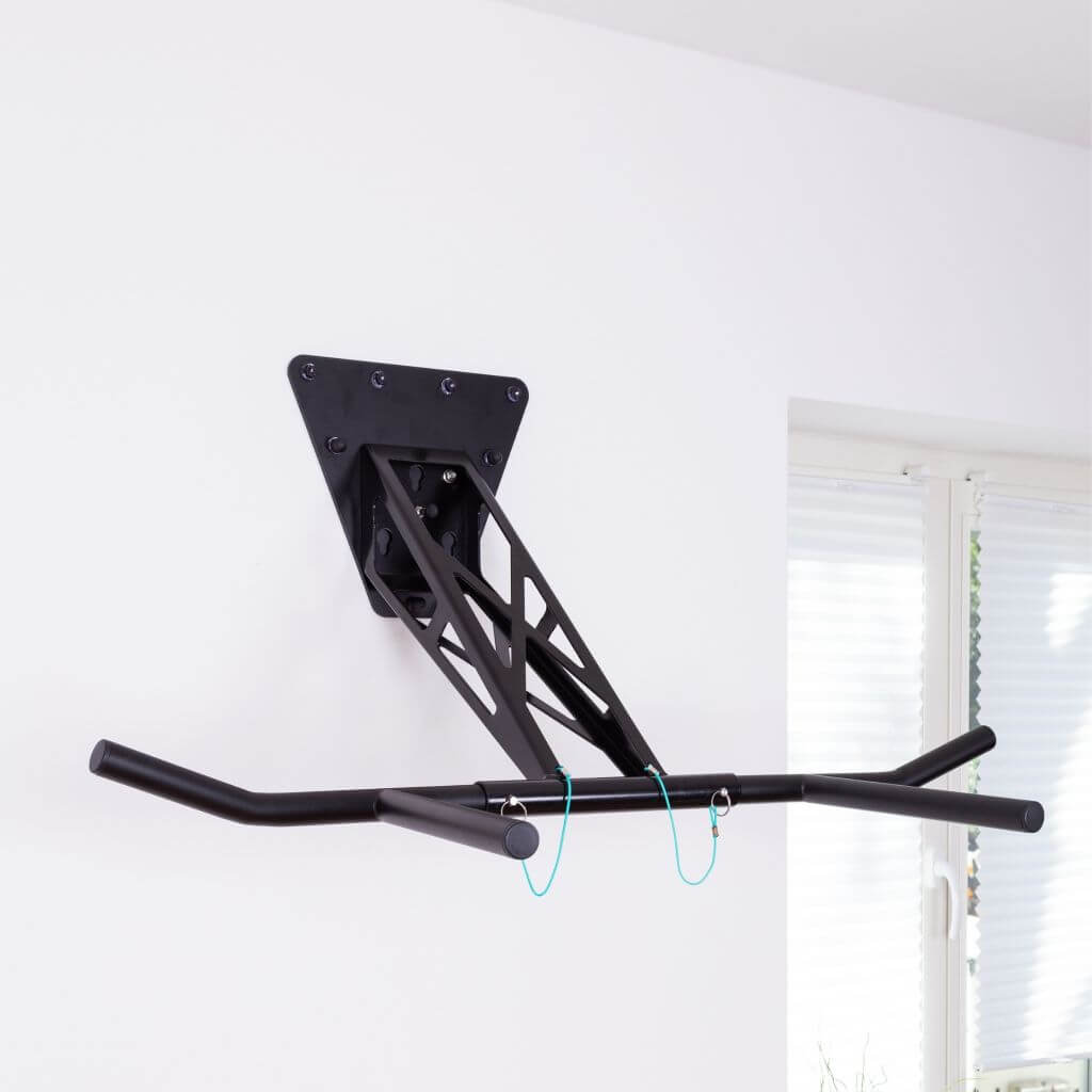 [Produits de 2e choix] Barre De Traction et Dip Pour Montage Mural Sur Mur Intérieur Et Extérieur