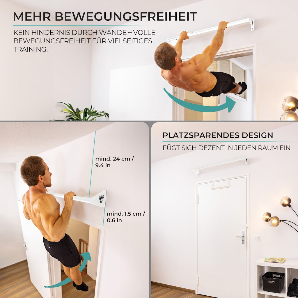 Barre de traction pour montage mural sur cadre de porte Set