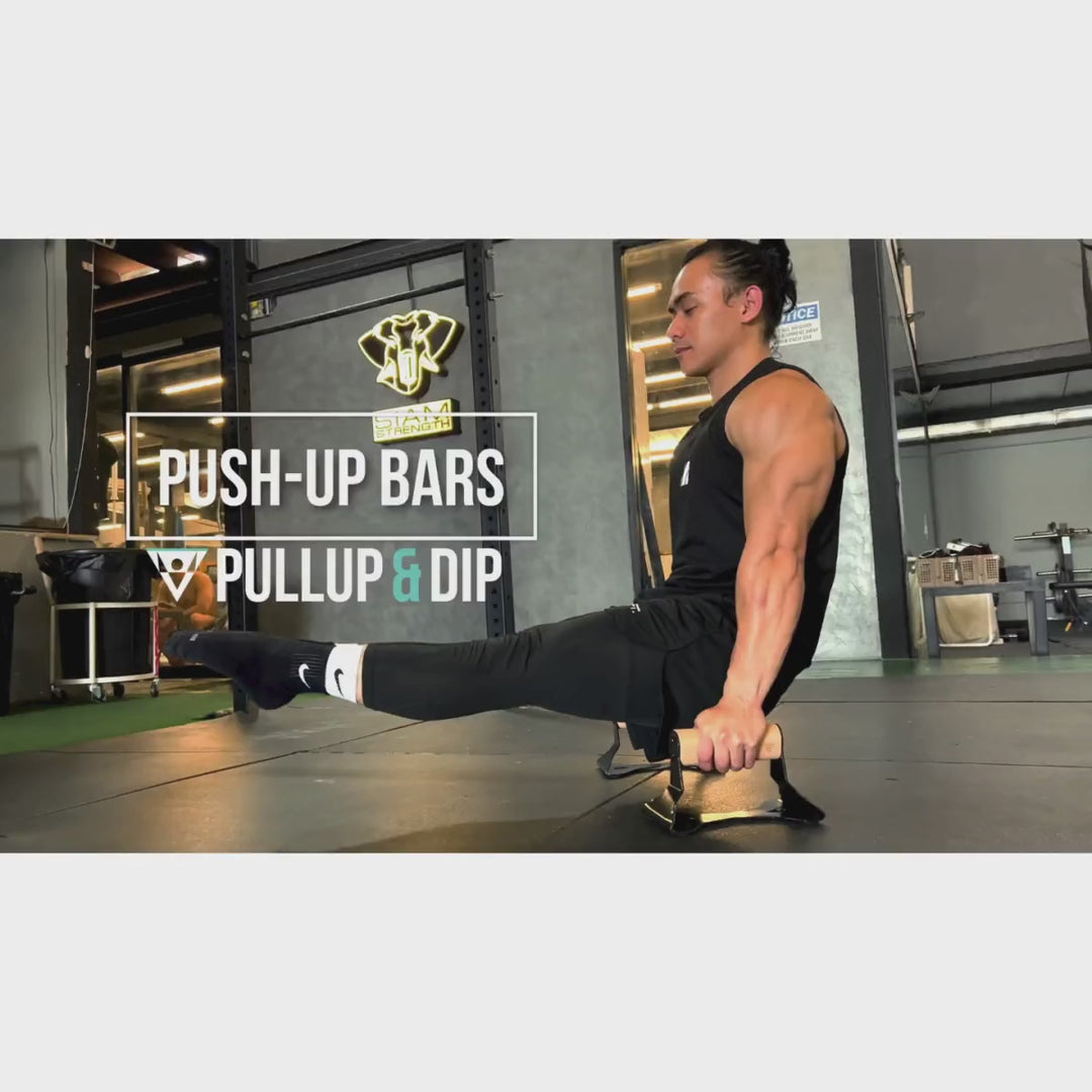 Barres de Push Up - Qiilu - S Type - Ergonomiques - Acier résistant