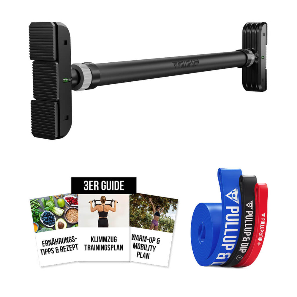 PULLUP & DIP Sangles Abdominales Pour Barre De Traction, Ab Straps Rembourrées Confortables, Accessoire Musculation Et Calisthenics, Charge Max 200 Kg