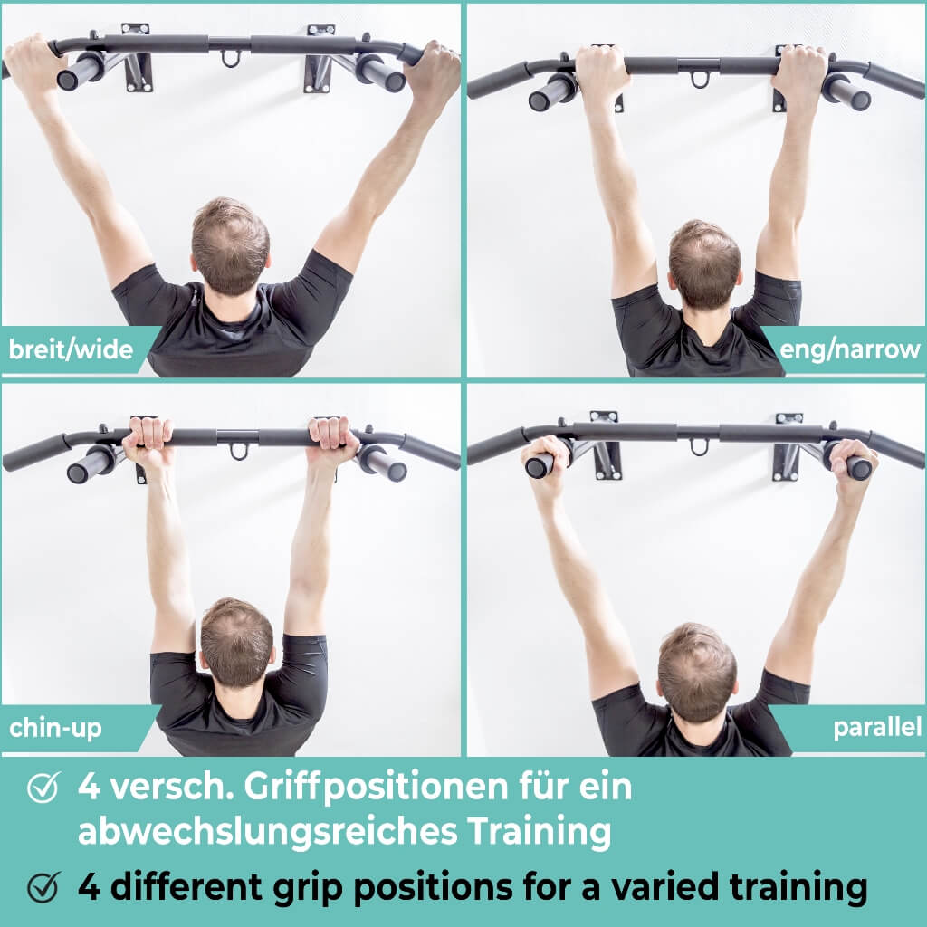 [Produits de 2e choix] Barre de Traction Murale Avec Bande de Traction