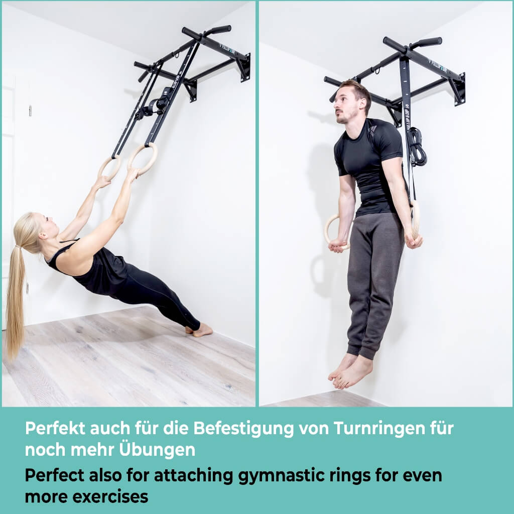 [Produits de 2e choix] Barre de Traction Murale Avec Bande de Traction