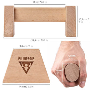 1 paire de poignées pour pompes - En bois - Pour le fitness, la gymnastique, l'aérobic, le bodybuilding - Antidérapantes et durables 1 paire de poignées pour pompes - En bois - Pour le fitness, la gymnastique, l'aérobic, le bodybuilding - Antidérapantes et durables
