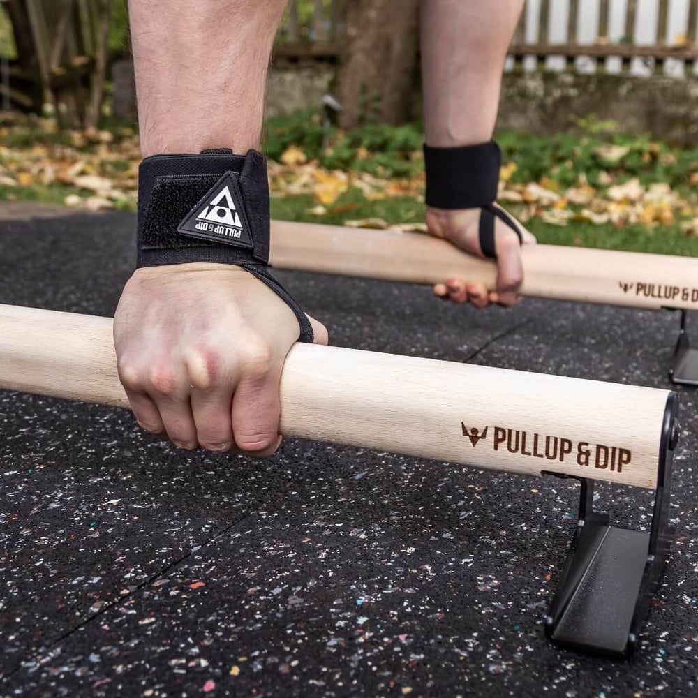 Bandes De Poignet Pro Sangles De Tirage Musculation (Lot De 2) – Combo Wrist Wraps & Lifting